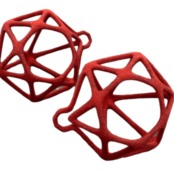 Aretes-Diamante-impresión 3D